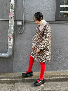 「カチューシャコーデ」｜ca4laさん（レディース・155cm）の冬コーディネート