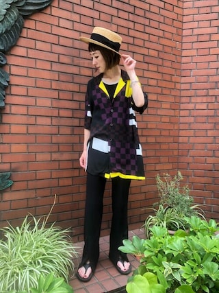 帽子 CA4LA OLD NEW WIDE black OLD NEW 4(M NATURAL x BLACK): ハット｜帽子通販｜CA4LA