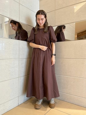 「カチューシャコーデ」｜ca4laさん（レディース・155cm）の秋コーディネート