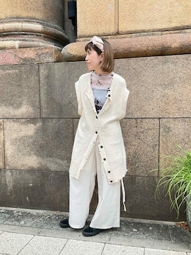 「カチューシャコーデ」｜ca4laさん（レディース・155cm）の秋コーディネート