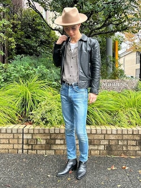 ca4laさん（メンズ・170cm）の冬コーディネート