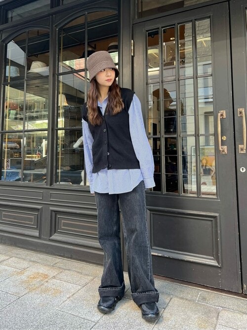 CA4LAca4la����̃n�b�g�uSY KNIT BUCKET�iCA4LA�b�J�V���j�v���g�����R�[�f�B�l�[�g