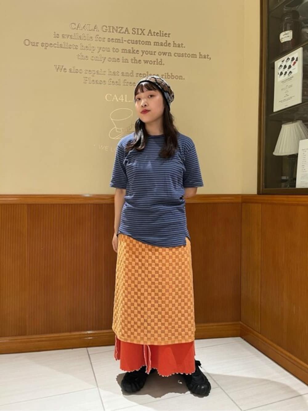 ニットキャップ・ビーニー OVLA flower patterned bonnet CA4LA（カシラ）の「FLOWERS（ニットキャップ/ビーニー）」 - WEAR