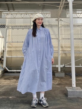「ベレー帽推奨委員会」｜ca4laさん（レディース・160cm）の秋コーディネート