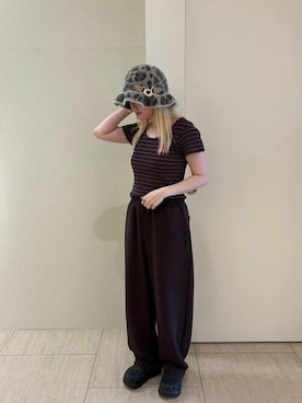 「ハットコーデ」｜ca4laさん（レディース・158cm）の秋コーディネート