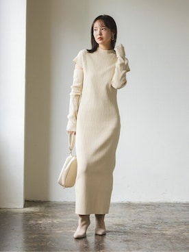 「シャーベットカラー」｜minani.aさん（レディース・155cm）の秋コーディネート