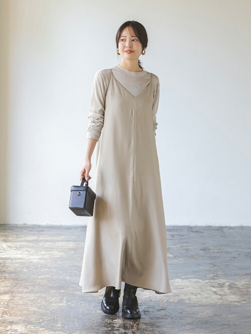 セール】《追加》ビンテージツイルコンフォータブルキャミワンピース