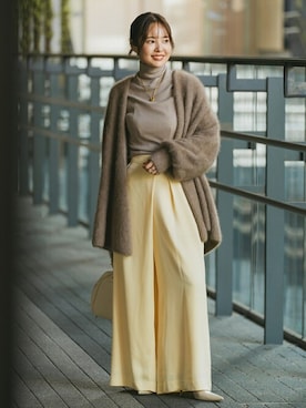 「Noble（ノーブル）のアイテム（アクセサリー）」を使った、minani.aさん（レディース・155cm）の秋コーディネート