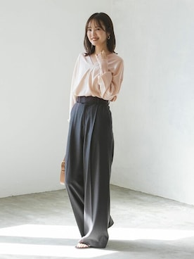 minani.aさん（レディース・155cm）の冬コーディネート