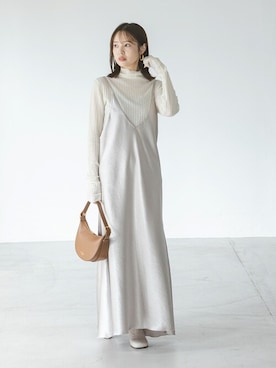 「noble」｜「アイテム（バッグ）」を使った、minani.aさん（レディース・155cm）の冬コーディネート