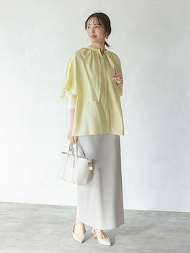 「noble」｜「アイテム（バッグ）」を使った、minani.aさん（レディース・155cm）の春コーディネート