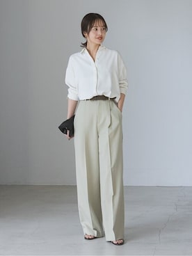 「Noble（ノーブル）のアイテム」を使った、minani.aさん（レディース・155cm）の春コーディネート