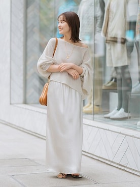 「Ch!iii BAG（チーバック）のアイテム」を使った、minani.aさん（レディース・155cm）の春コーディネート