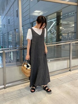 BEARDSLEYさん（レディース・154cm）の夏コーディネート