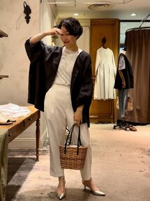 BEARDSLEY（ビアズリー）の「リネン前後ブラウス（シャツ/ブラウス
