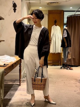 BEARDSLEYさん（レディース・157cm）の夏コーディネート