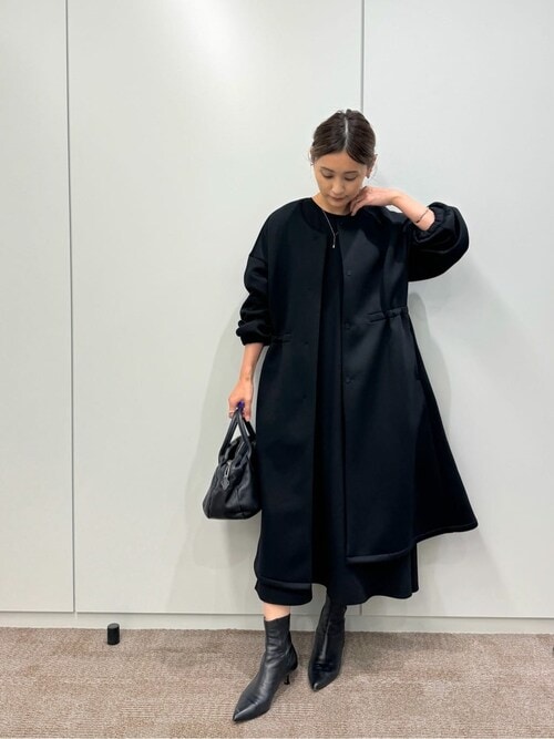BEARDSLEYBEARDSLEYさんのノーカラーコートを使った