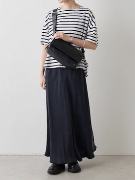 「BEARDSLEY」｜「アイテム（レインシューズ）」を使った、BEARDSLEYさん（レディース・160cm）の夏コーディネート