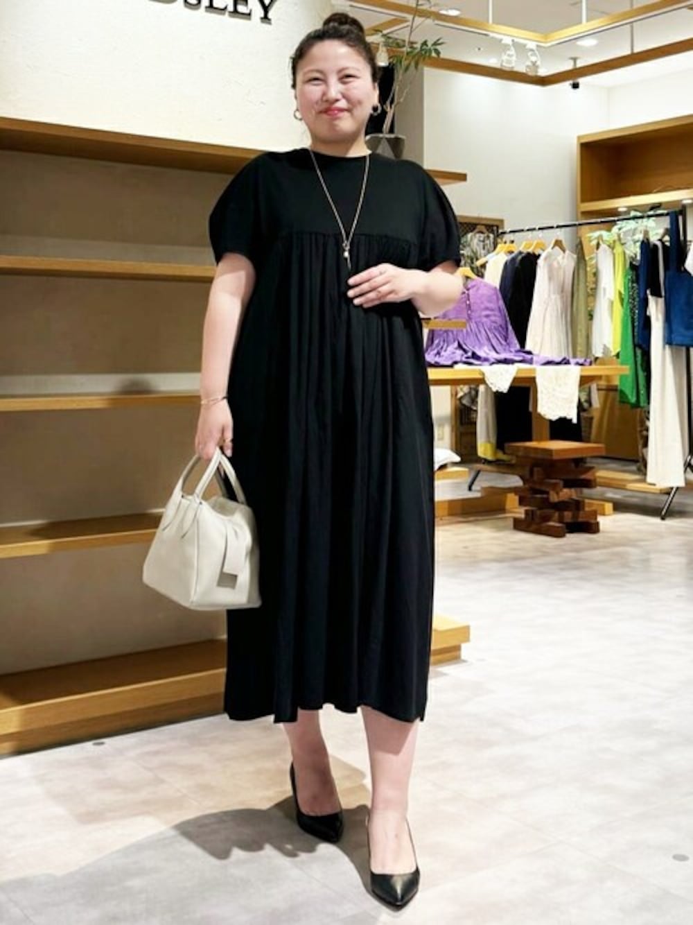 新品未使用　BEARDSLEY袖バルーンワッシャーワンピース Amazon.co.jp: [BEARDSLEY] [ビアズリー] 袖バルーンワッシャー