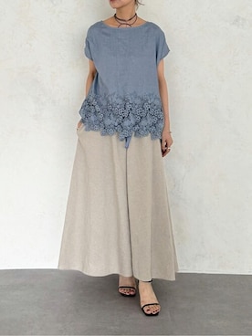 BEARDSLEYさん（レディース・158cm）の夏コーディネート