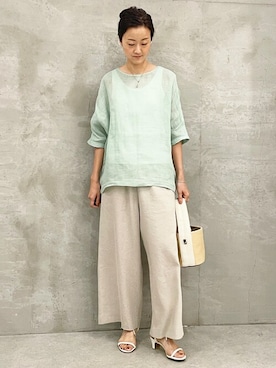 BEARDSLEYさん（レディース・166cm）の夏コーディネート