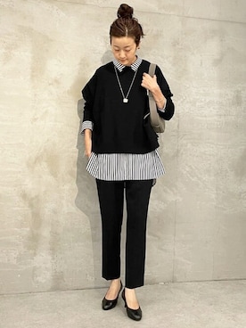 「BEARDSLEY」｜「アイテム（パンプス）」を使った、BEARDSLEYさん（レディース・166cm）の夏コーディネート