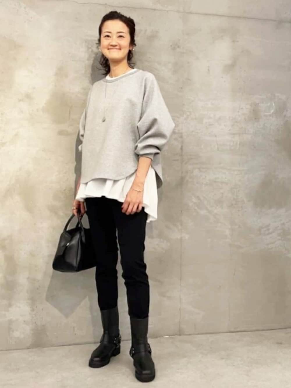 「BEARDSLEYのコインネックレス（ネックレス、シルバー系）」を使った、BEARDSLEYさん（レディース・166cm）の夏コーディネートの1枚目の写真