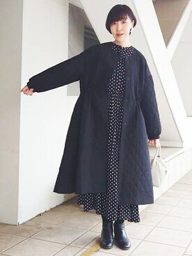 「アイテム（ボストンバッグ、グレー系）」を使った、BEARDSLEYさん（レディース・164cm）の夏コーディネート