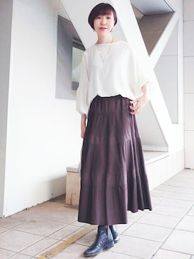 BEARDSLEYさん（レディース・164cm）の秋コーディネート