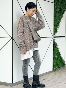 BEARDSLEYさん(レディース・157cm)の秋コーディネート