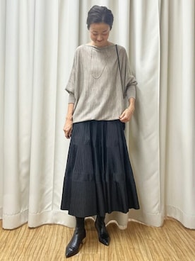 BEARDSLEYさん（レディース・166cm）の秋コーディネート