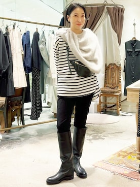 BEARDSLEYさん（レディース・157cm）の秋コーディネート