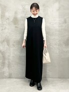 BEARDSLEY（ビアズリー）の「サイドボタンジャンパースカート 