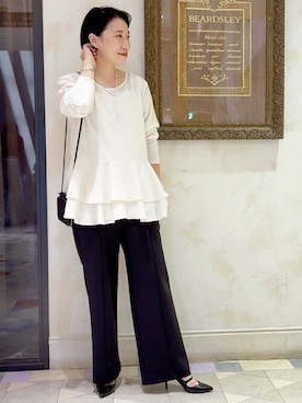 BEARDSLEYさん（レディース・157cm）の秋コーディネート