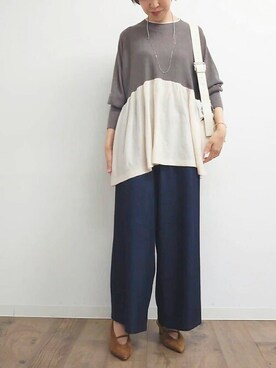 BEARDSLEYさん（レディース・164cm）の秋コーディネート