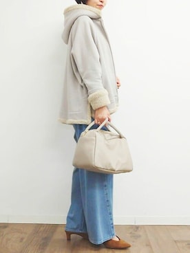 「BEARDSLEY」｜「アイテム（ブーツ）」を使った、BEARDSLEYさん（レディース・164cm）の秋コーディネート