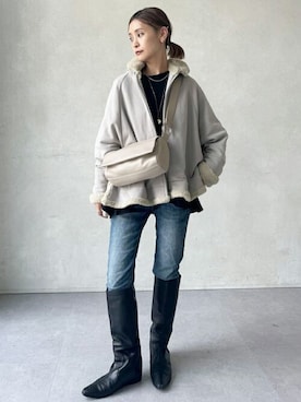 BEARDSLEYさん(レディース・158cm)の秋コーディネート