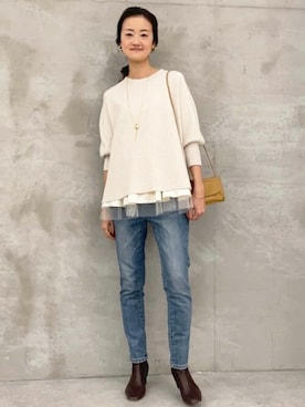 BEARDSLEYさん（レディース・166cm）の秋コーディネート