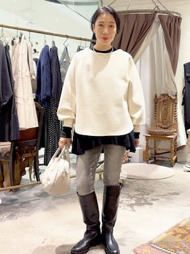 BEARDSLEYさん（レディース・157cm）の秋コーディネート