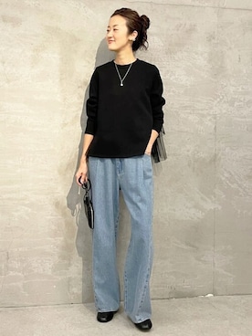 「BEARDSLEY」｜「アイテム（ブーツ）」を使った、BEARDSLEYさん（レディース・166cm）の秋コーディネート