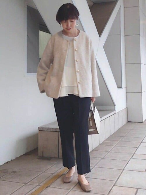 BEARDSLEY ブークレージャケット　ブラック BEARDSLEY ブークレージャケットブラック