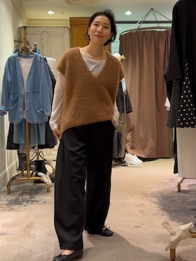 BEARDSLEYさん（レディース・157cm）の秋コーディネート