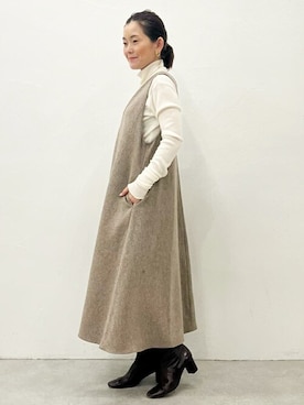 BEARDSLEYさん（レディース・156cm）の秋コーディネート