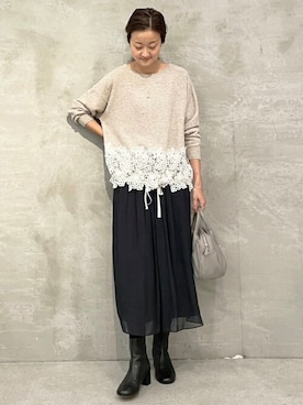 BEARDSLEYさん(レディース・166cm)の秋コーディネート