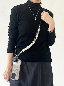 「BEARDSLEY」｜「アイテム（その他）」を使った、BEARDSLEYさん（レディース・158cm）の秋コーディネート