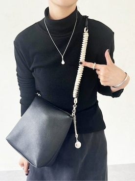 「BEARDSLEY」｜「アイテム（その他）」を使った、BEARDSLEYさん（レディース・158cm）の秋コーディネート