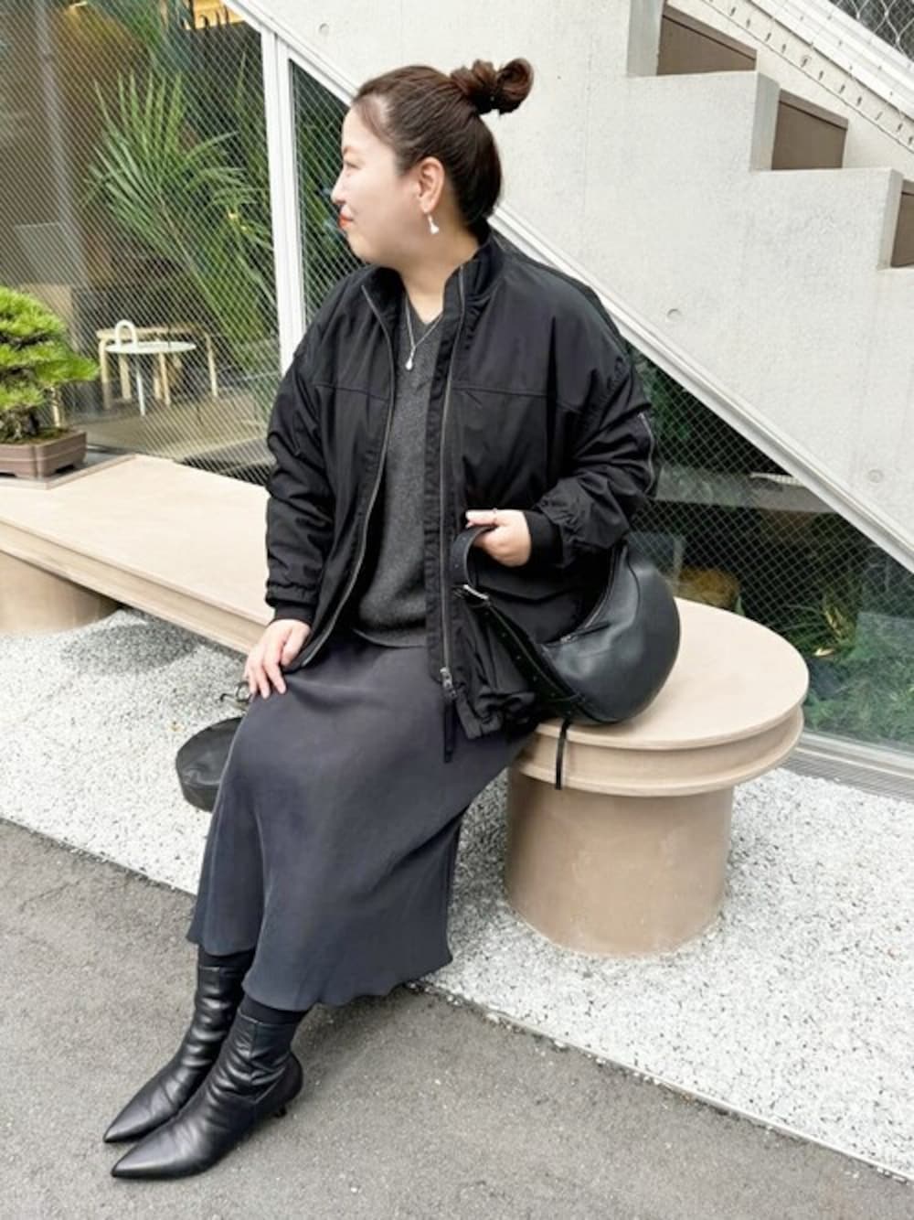 【珈琲】BEARDSLEY ビアズリー フレア MA-1 ブルゾン BEARDSLEY（ビアズリー）の「フレアMA-1ブルゾン（MA-1）」 - WEAR