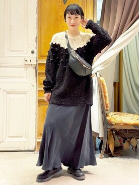 BEARDSLEYさん（レディース・157cm）の秋コーディネート