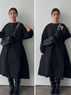 「BEARDSLEY」｜「アイテム（その他）」を使った、BEARDSLEYさん（レディース・158cm）の秋コーディネート