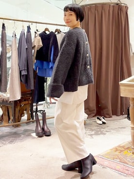 BEARDSLEYさん（レディース・157cm）の秋コーディネート